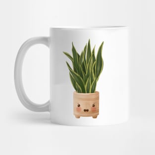 Cute Plant Illustration, Snake Plant 3 Mug